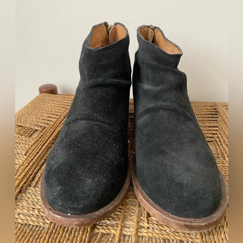 BEEK Shoes Women’s 7 Suede Falcon Booties Black Boot